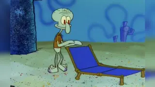 Carte meme Squidward’s Lounge Chair, rareté commune