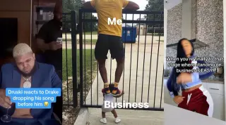 Standing On Business meme card, common rarity