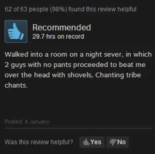 Steam User Reviews meme card, rare rarity