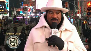 Steve Harvey's White New Year's Eve Outfit meme card, rare rarity