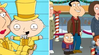 Carte meme Stewie « Pumpkin Pie » / He Took His Niece Who Had Cancer To See Santa, rareté commune