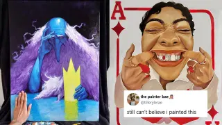 Still Can't Believe I Painted This meme card, common rarity
