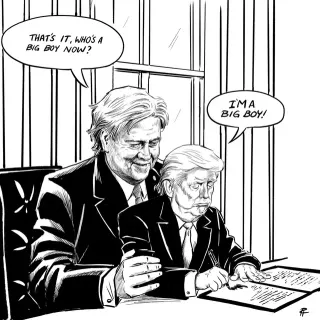 #StopPresidentBannon meme card, common rarity