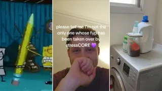 Stresscore meme card, common rarity