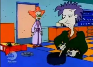 Stu Making Chocolate Pudding At 4 AM meme card, epic rarity