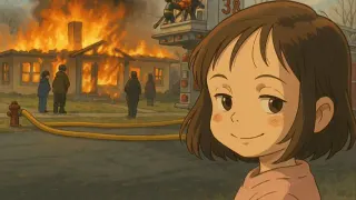 Studio Ghibli AI Generator meme card, rare rarity