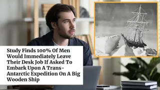 Carte meme Study Finds 100 Percent Of Men Would Immediately Leave Their Desk Job, rareté commune