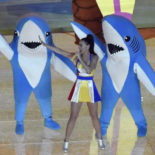 Super Bowl XLIX Halftime "Left Shark" meme card, epic rarity