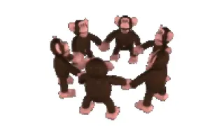 Super Mario World Ending Theme / Monkey Circle meme card, common rarity