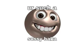 Sussy Baka meme card, epic rarity