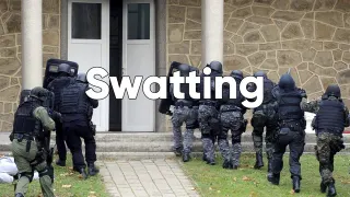 Swatting / Swatted meme card, rare rarity