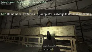 Carte meme Switching To Your Pistol Is Always Faster Than Reloading, rareté commune