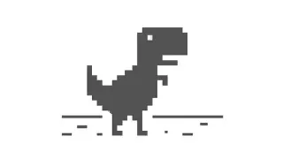 T-Rex Runner meme card, common rarity
