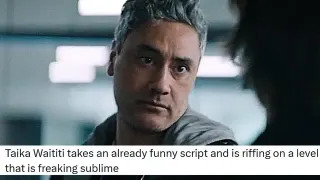 Taika Waititi Is Riffing On a Level That Is Freaking Sublime meme card, common rarity
