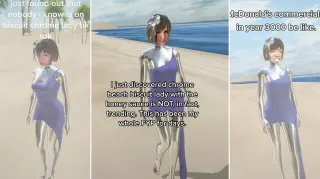 "Taste The Biscuit" Song / Chrome Beach Biscuit Lady (TikTok) meme card, common rarity