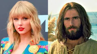 Taylor Swift x Jesus Edits meme card, common rarity