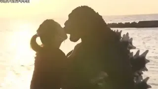 Teen Girl Goes On a Date With Godzilla meme card, common rarity