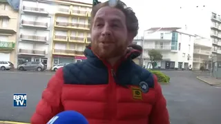 Carte meme Tempête Carmen aux Sables-d'Olonne, rareté rare
