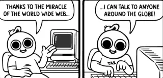 Carte meme Thanks To The Miracle Of The World Wide Web, rareté commune