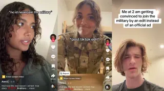 That One Military TikTok Edit meme card, common rarity