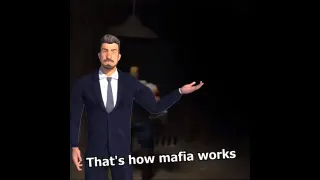 That's How Mafia Works meme card, epic rarity