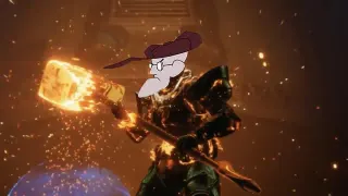 That's It I'm Gettin' Me Mallet meme card, common rarity