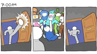 The Deathbulge Party Saga meme card, common rarity