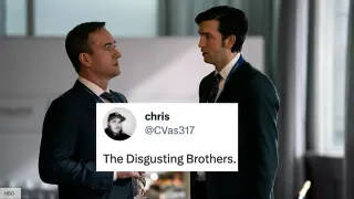 The Disgusting Brothers (Succession) meme card, common rarity