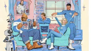 The Fantastic Four (2025) meme card, common rarity