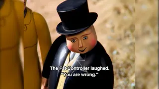 The Fat Controller Laughed meme card, rare rarity