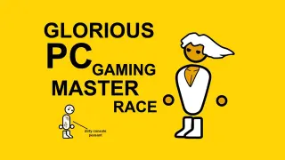 The Glorious PC Gaming Master Race meme card, epic rarity
