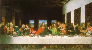 The Last Supper Parodies meme card, rare rarity