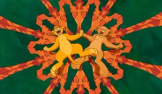 The Lion King meme card, common rarity