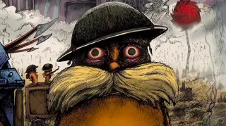The Lorax 1,000 Yard Stare meme card, common rarity