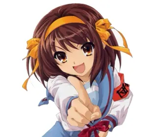 The Melancholy of Haruhi Suzumiya meme card, rare rarity