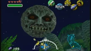 The Moon (Majora's Mask) meme card, rare rarity