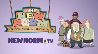 The New Norm Show meme card, common rarity