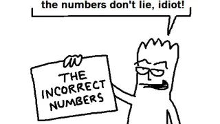 The Numbers Don't Lie, Idiot / The Incorrect Numbers meme card, common rarity