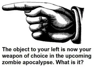 The Object To Your Left meme card, rare rarity