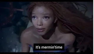 The Part Where Ariel Says X meme card, common rarity