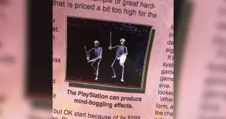 The PlayStation Can Produce Mind-Boggling Effects meme card, common rarity