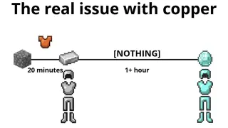 The Real Issue With Copper meme card, common rarity