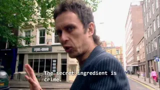 The Secret Ingredient Is Crime meme card, rare rarity