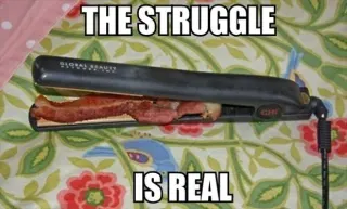 The Struggle Is Real meme card, rare rarity