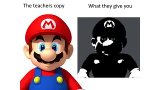 Carte meme The Teacher’s Copy vs. What They Give You, rareté commune