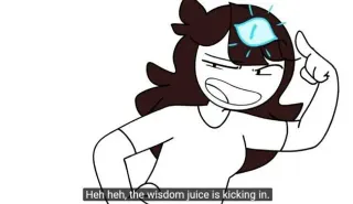 The Wisdom Juice Is Kicking In meme card, common rarity
