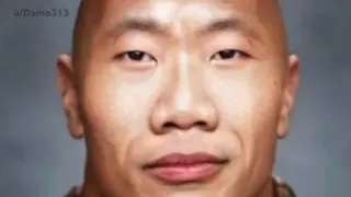 Carte meme The Wock / Dwayne "The Wok" Johnson, rareté rare