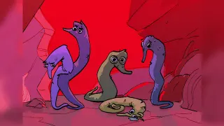 The Worm House meme card, common rarity