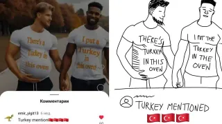 Carte meme There’s A Turkey In This Oven, rareté commune