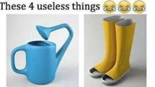 These 4 Useless Things meme card, common rarity